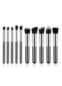 Makeup Brush Set 10Pcs Premium Synthetic Makeup Brushes Soft And Nonshedding Foundation Blending Face Powder Eyeshadow Makeup Combo Brush Kit (Black) - pzsku/Z7BBA062C98E049356662Z/45/_/1690022650/5ec94209-4b23-468c-8dbd-5ecde8252c26