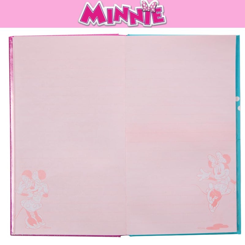 Innovative Designs Disney Minnie Mouse Sparkle Journal Set for Kids, Journal Kit with Stickers and Gems - Image 5