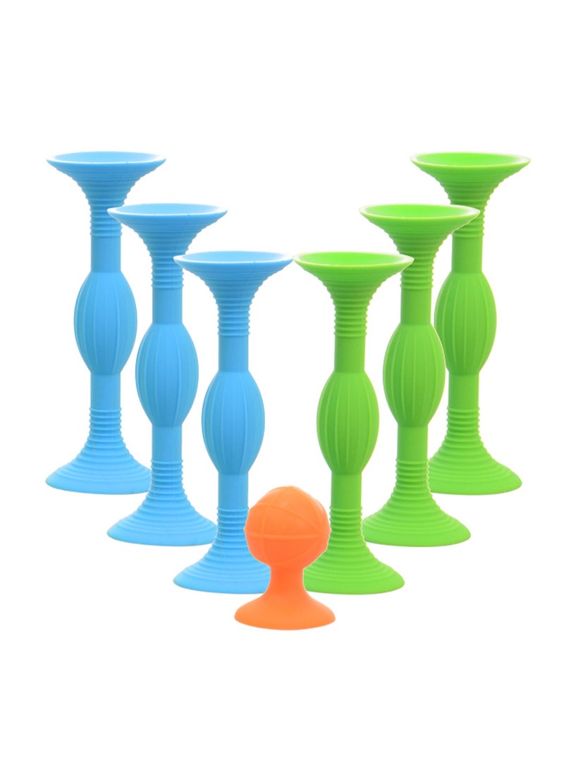Solid Color Suction Cup Darts Changeable Silicone Soft Rubber Toys  - Image 1