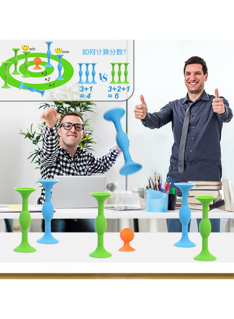 Solid Color Suction Cup Darts Changeable Silicone Soft Rubber Toys  - Image 4