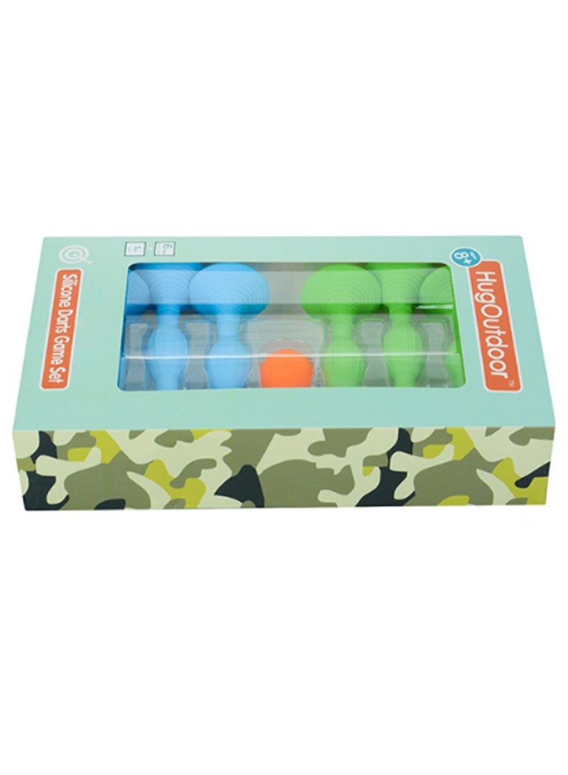 Solid Color Suction Cup Darts Changeable Silicone Soft Rubber Toys  - Image 2