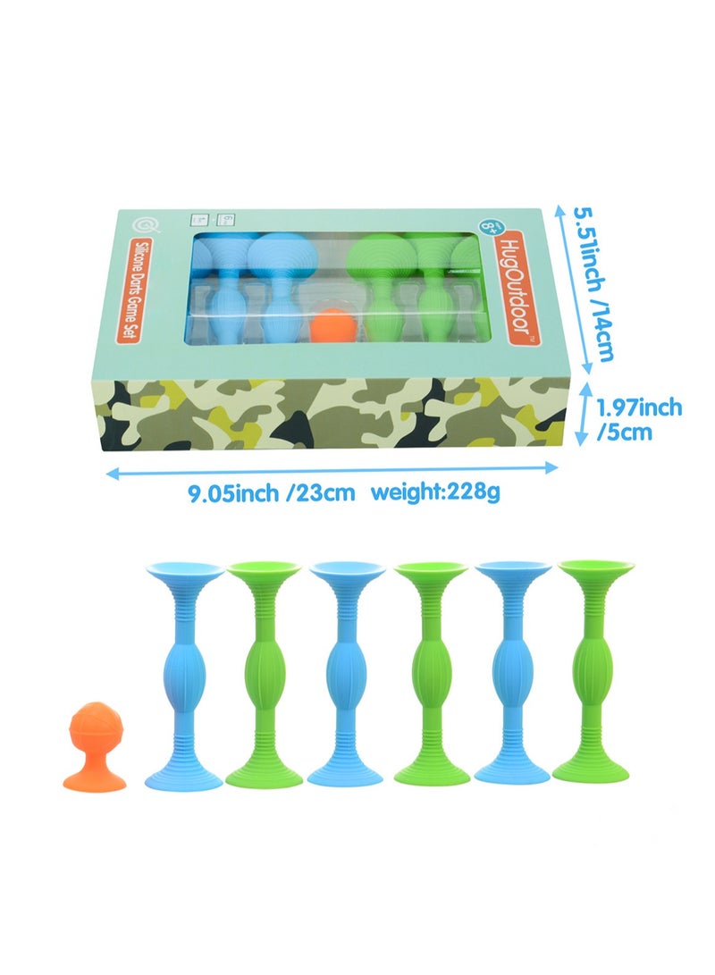 Solid Color Suction Cup Darts Changeable Silicone Soft Rubber Toys  - Image 5