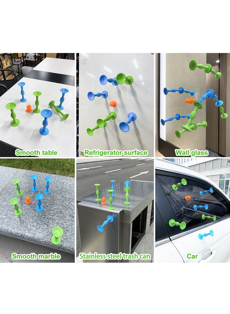 Solid Color Suction Cup Darts Changeable Silicone Soft Rubber Toys  - Image 3