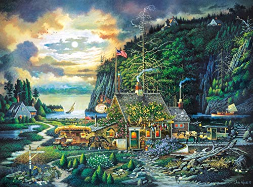 Buffalo Games - Charles Wysocki - Moonlight & Roses - 1000 Piece Jigsaw Puzzle - Image 1