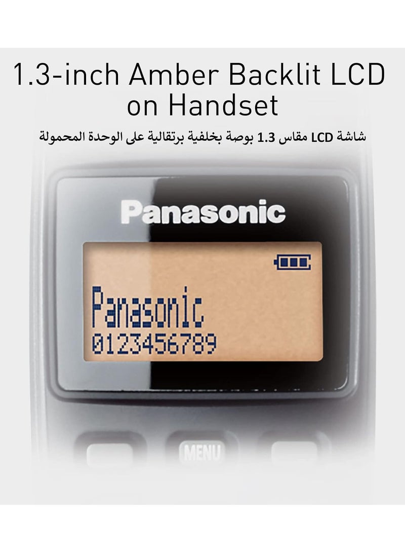 Panasonic Digital Cordless Phone With Stand Black - Image 2