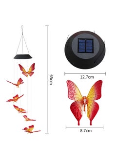 Tuch-much Tuchmuch Decorative Hanging Solar Wind Chimes LED Color Changing Outdoor Indoor Waterproof Wind Mobile Lights for Balcony Garden Decor Great Gift Ideas  - Image 3