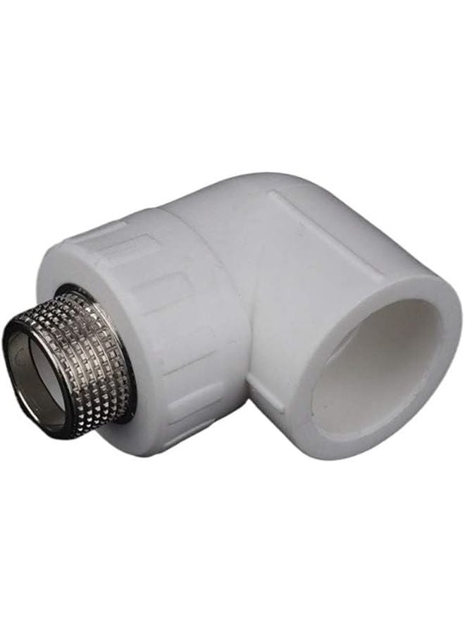 Pvc Pipe Fittings 10pcs Elbow Connector Ppr Water Pipe Adapter White 32mm 1l2 Inch - Image 5