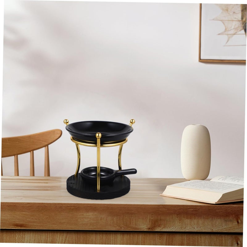 White Flameless Aroma Diffuser For Essential Oils With Tealight Candle Holder - Image 3