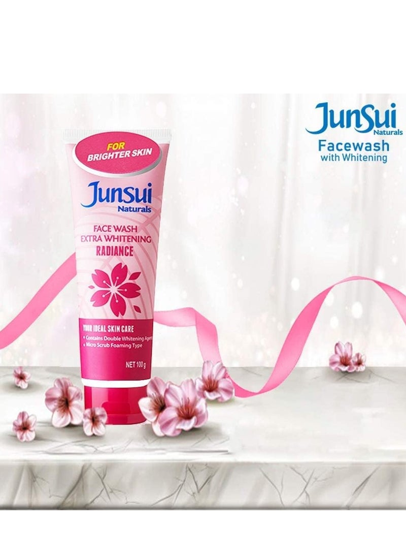 Junsui - Face Wash With Whitening 100 g Radiance - Image 1