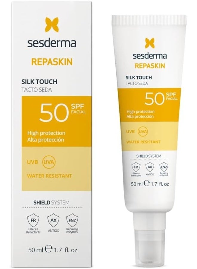 Sesderma Repaskin Silk Touch Sunscreen for Face SPF50 50 ml - Image 2