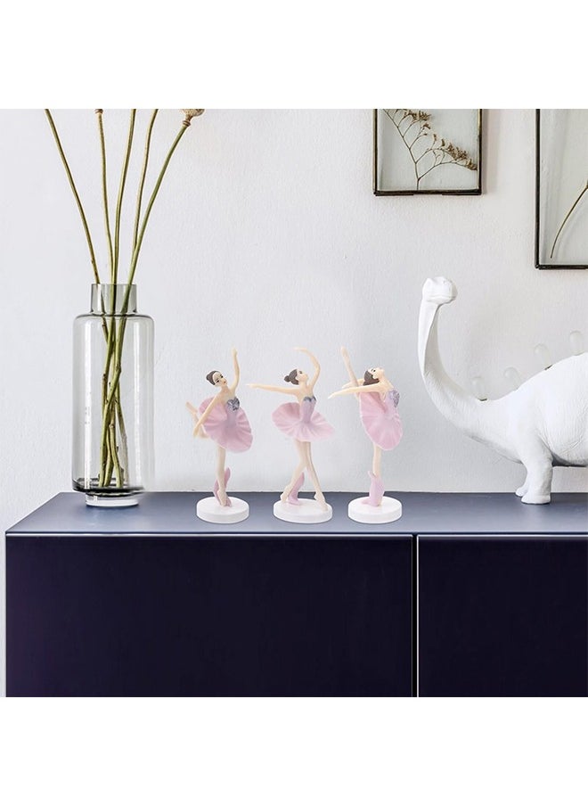 3 Pcs Pink Dancing Ballerina Girl Figurine, Miniature Ballerina Girl Figure Collection Playset Doll Toy, Ballerina Girl Cake Topper, Ballerina Girl Plant Pot Craft Dollhouse Cake Decoration - pzsku/Z7BBA5DE0BBB2091D7121Z/45/_/1731397746/c4cbba67-3124-4eeb-b6d9-9418c3d8769d