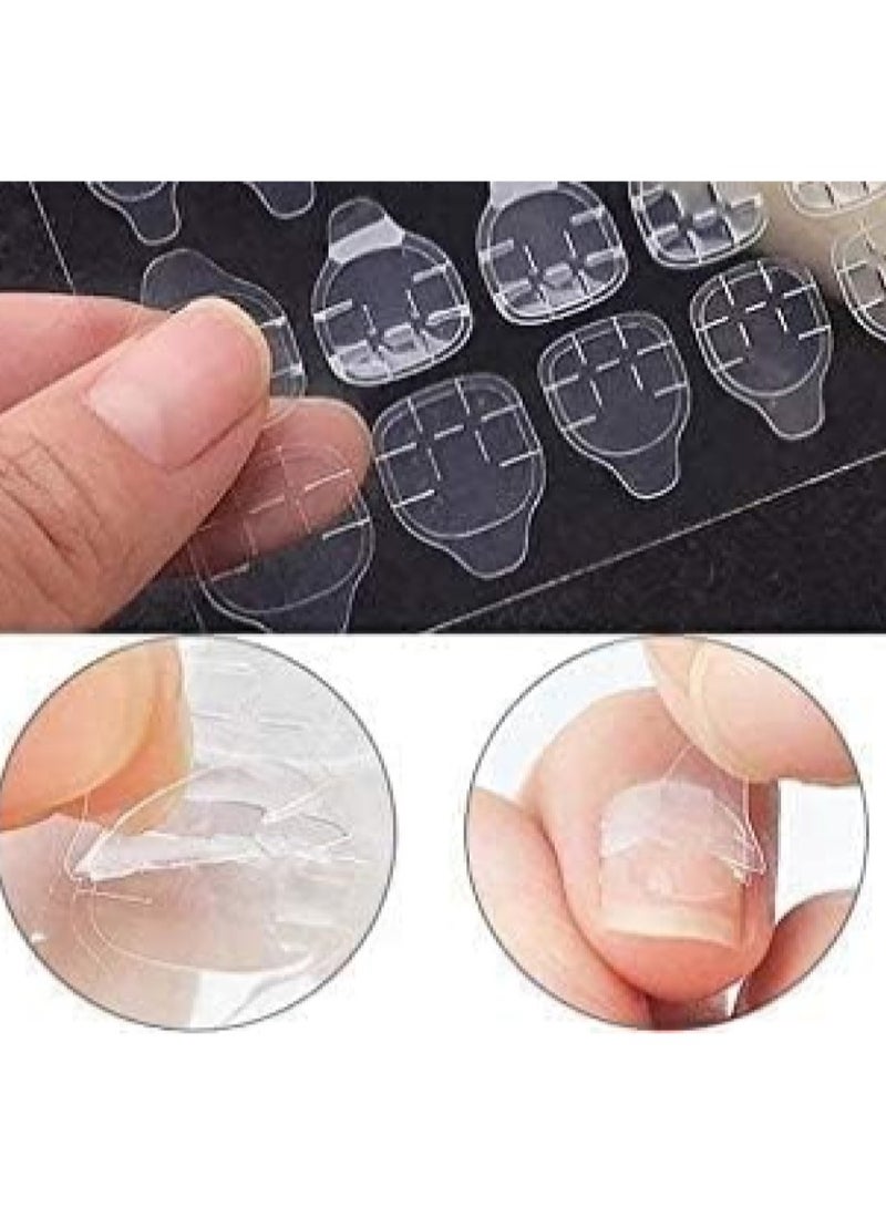 Artificial nails12 pieces with adhesive tape - Image 3