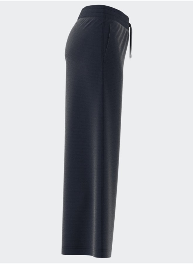 Adidas - All Szn Rib 7/8-Length Wide Leg Joggers - Image 1