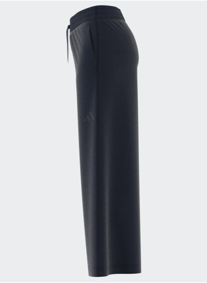 Adidas - All Szn Rib 7/8-Length Wide Leg Joggers - Image 1