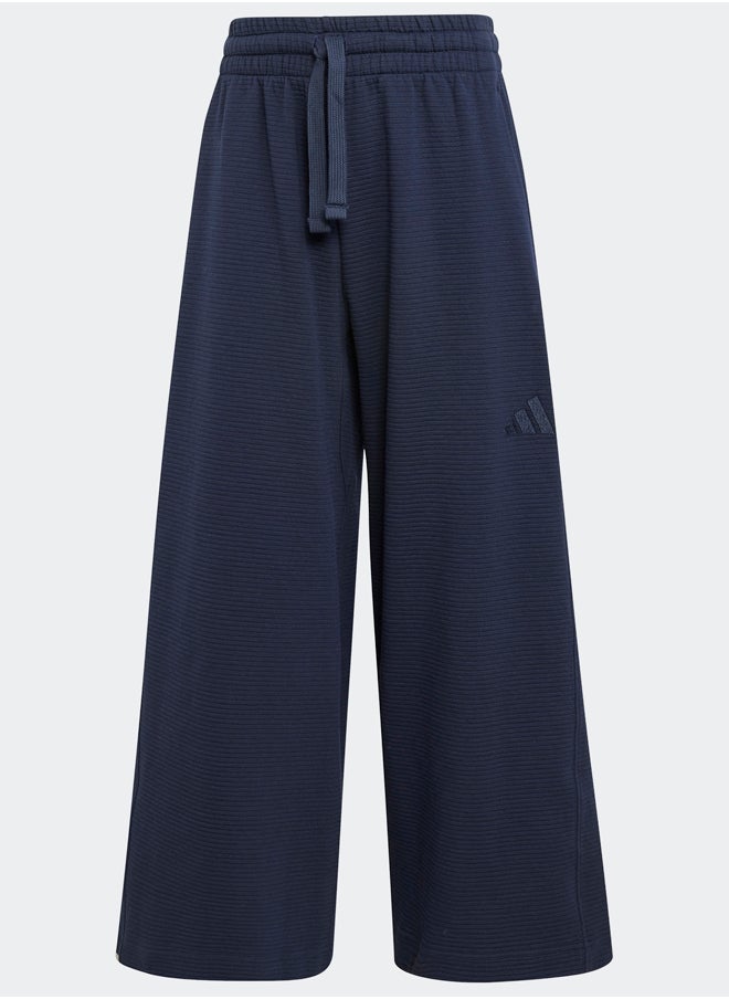 Adidas - All Szn Rib 7/8-Length Wide Leg Joggers - Image 1