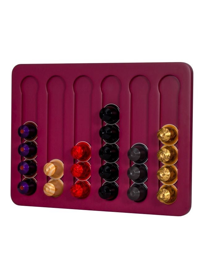 NIBEMINENT Nespresso Capsule Holder Magenta 35x26x1.2cm - Image 3