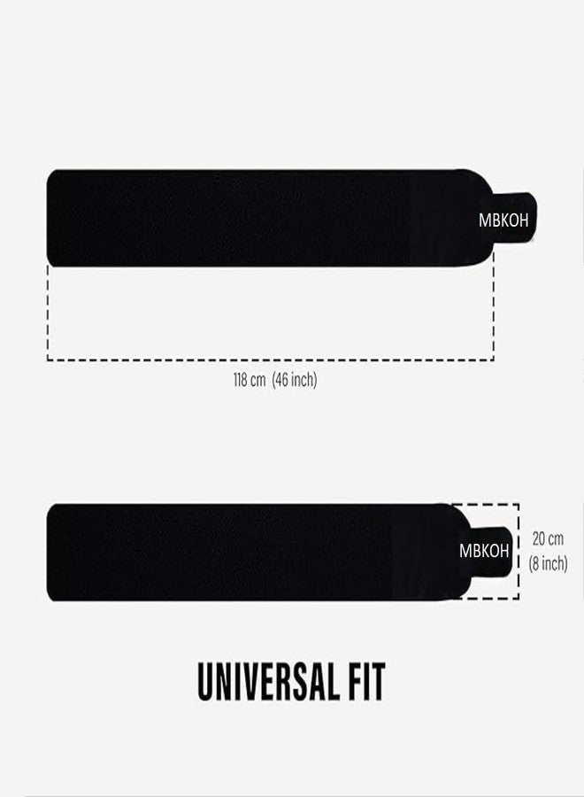 MBKOH Waist Belt Made of Neoprene for Women & Men for Tummy Exercise. Black - Image 4
