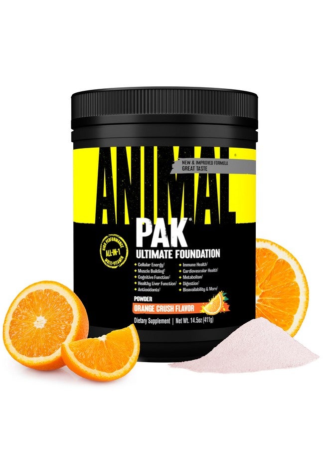انيمال أنيمال باك - مسحوق فيتامينات ومكملات غذائية متعدد الاستخدامات - زنك، فيتامينات ج، ب، د، أحماض أمينية، دعم المناعة، إنزيمات هضمية، وغيرها - فيتامينات متعددة يومية للنساء والرجال - 60 مغرفة - Image 1