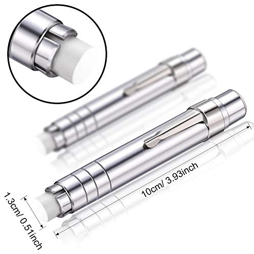 Boao 8 Pcs Aluminum Alloy Chalk Holder with Storage Bag Teachers Clip Unbroken Chalk Holder Keeper for Teachers Childrens Painting and Writing - Image 3
