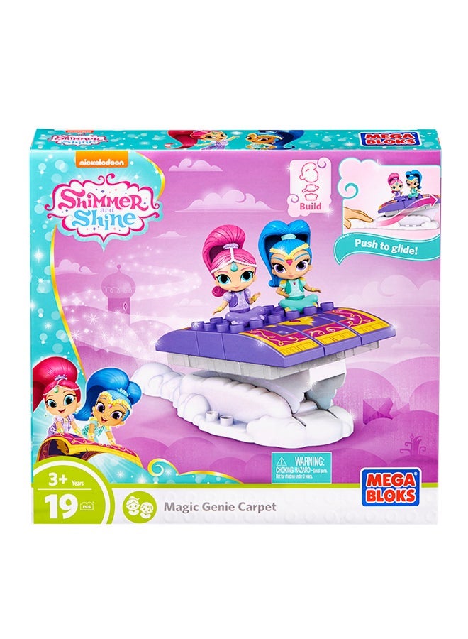 NIBEMINENT Shimmer And Shine Magic Genie Carpet Building Blocks Set 3+ Years - Image 1