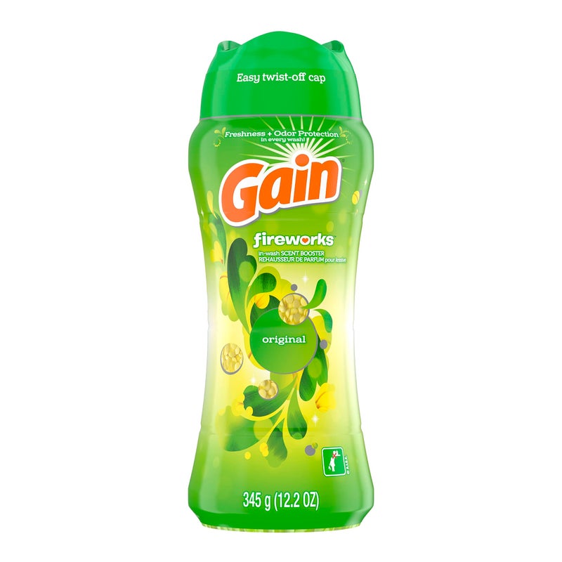 Gain In-Wash Laundry Scent Booster, Original Scent, 12.2 OZ, Fresh Extender + Odor Protection - Image 1