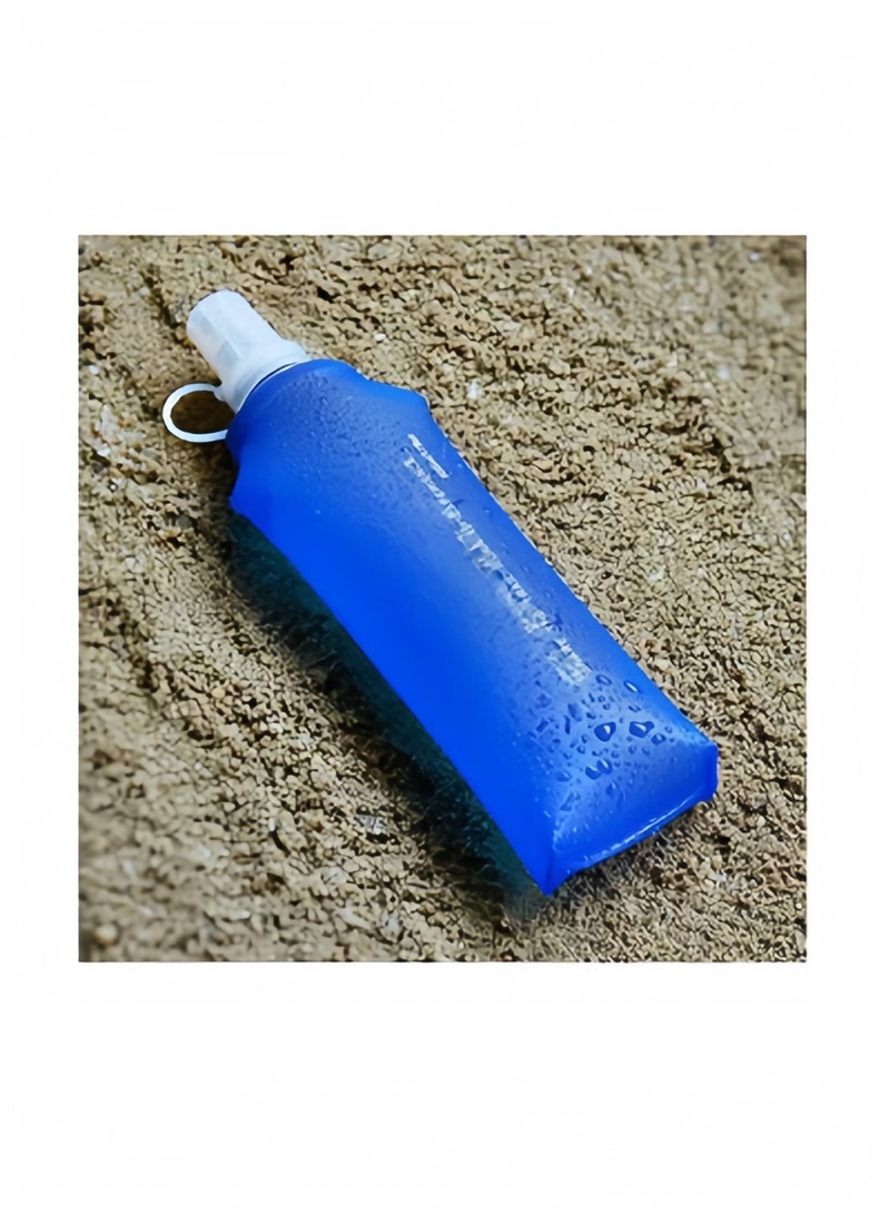 Halamodo TPU Soft Folding Water Bottles,BPA-Free Collapsible Lightweight Flask for Hydration Pack, Ideal for Outdoor Sports Running Hiking Cycling Climbing - Image 4