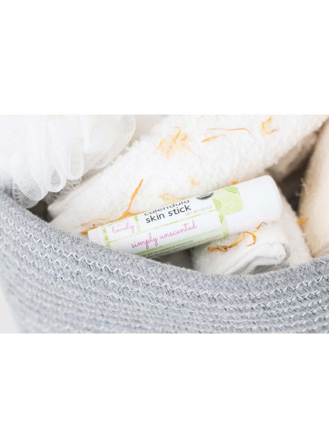 Green + Lovely SET OF 2 Calendula Skin Stick Organic Lotion Sticks Moisturizing Balm Ointment Salve Multipurpose Hand Cream Body Bar, 0.5 oz., Simply Unscented - Image 3