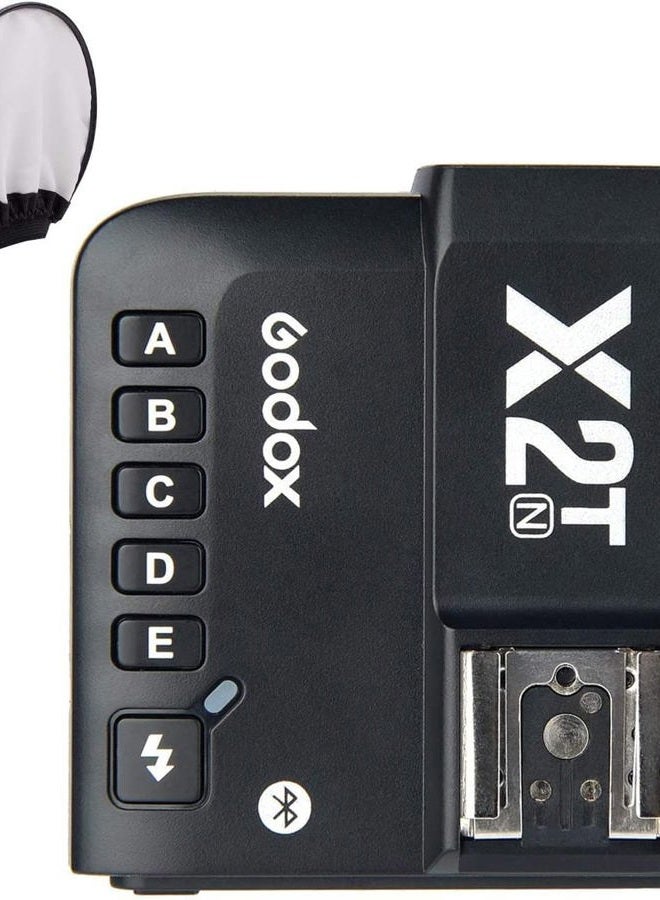 Godox X2T-N TTL Wireless Flash Trigger for Nikon, Bluetooth Connection, 1/8000s HSS,5 Separate Group Buttons, Relocated Control-Wheel, New Hotshoe Locking, New AF Assist Light - Image 1