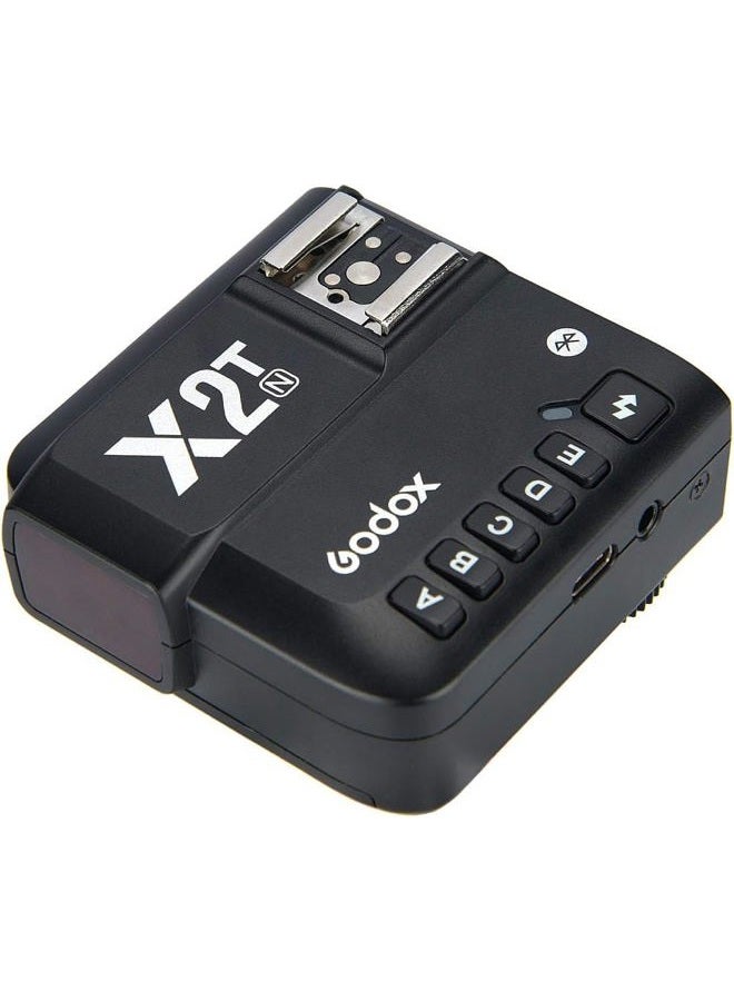 Godox X2T-N TTL Wireless Flash Trigger for Nikon, Bluetooth Connection, 1/8000s HSS,5 Separate Group Buttons, Relocated Control-Wheel, New Hotshoe Locking, New AF Assist Light - Image 2