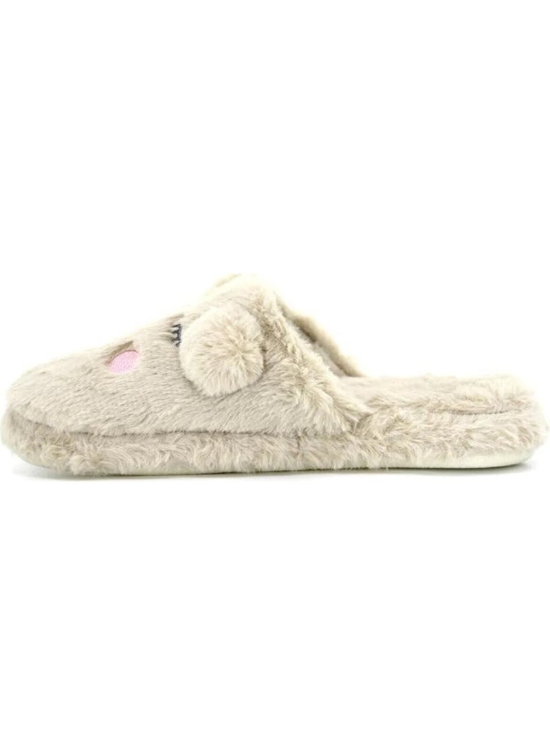 Redplay - Mother Daughter Indoor Slippers Comfortable Plush Lamb Figure Eared Furry Winter Slippers Animal - Image 1