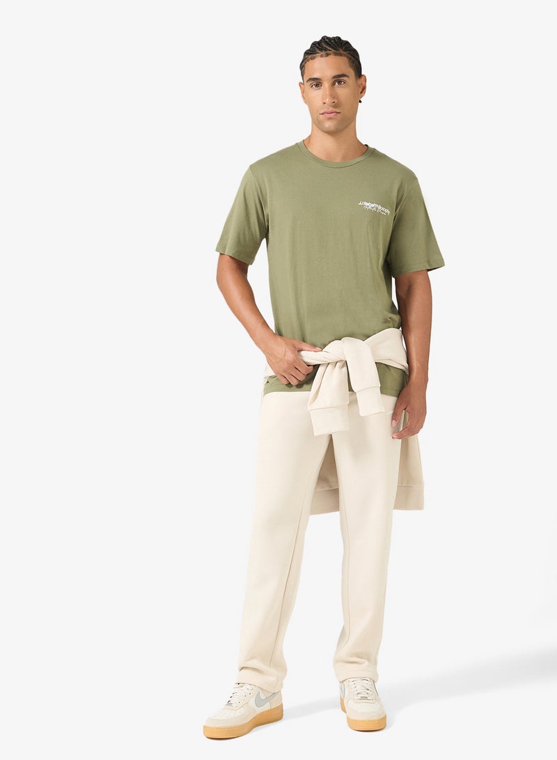 JJ Rebel Text Print Regular Fit Crew Neck T-Shirt - Image 4