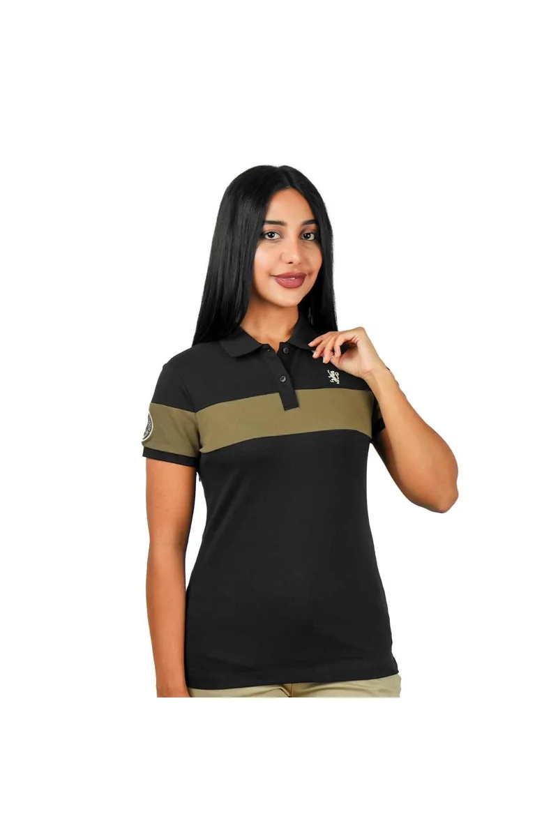 GIORDANO Black Polo Shirt for Women