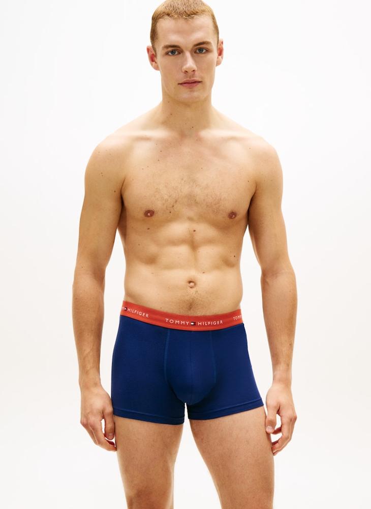 TOMMY HILFIGER 3-Pack Signature Repeat Logo Waistband Trunks - Image 2