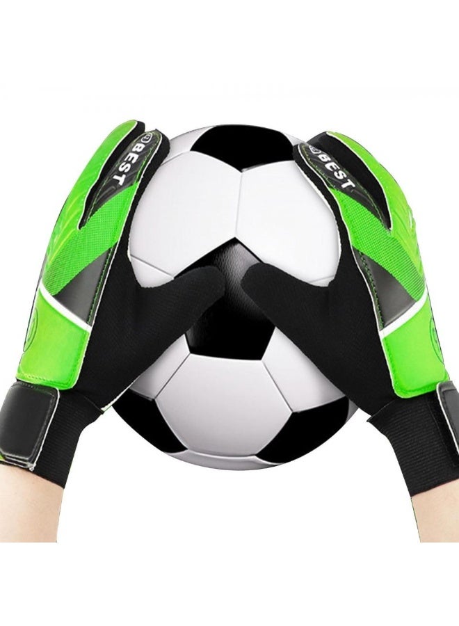 Alissa Kid's Goalkeeper Gloves Finger Protection Latex Soccer Goalie Gloves Teenagers Breathable Sports Gloves 15cm - Image 5