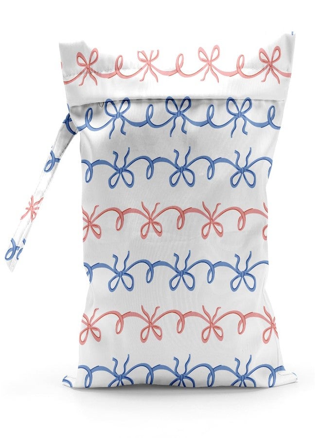 Pykfrhh Beach Wet Bags Waterproof Sandproof, Pool Wet Bags for Women, Summer, Travel, Swimsuit, Vacation, Bowknot - Image 1