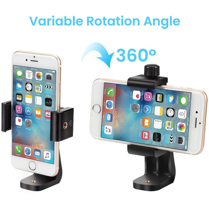 STHIRA Helmet Mount for Mobile & Camera Rotatable Action Camera Mount Helmet Chin Strap Set with Quick-Release, Non-Slip Grip for Go-Pro Hero 12/11/10/9 Includes J-Hook, Adapter, Screw, Phone Holder - Image 2