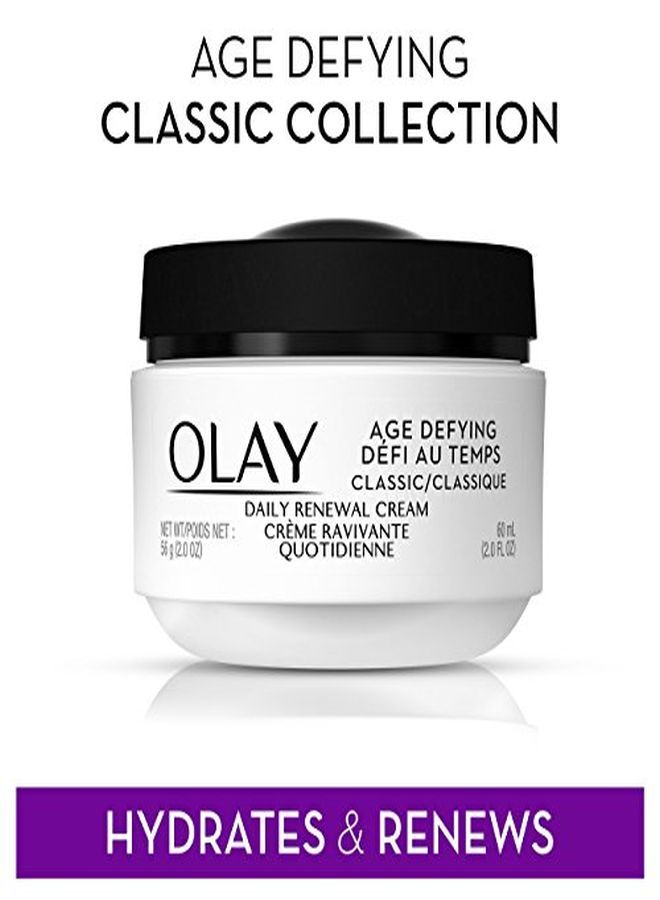 Olay كريم تجديد البشرة اليومي الكلاسيكي المضاد للشيخوخة، 2.0 أونصة سائلة، عبوة من 3 قطع (قد تختلف العبوة) - Image 4