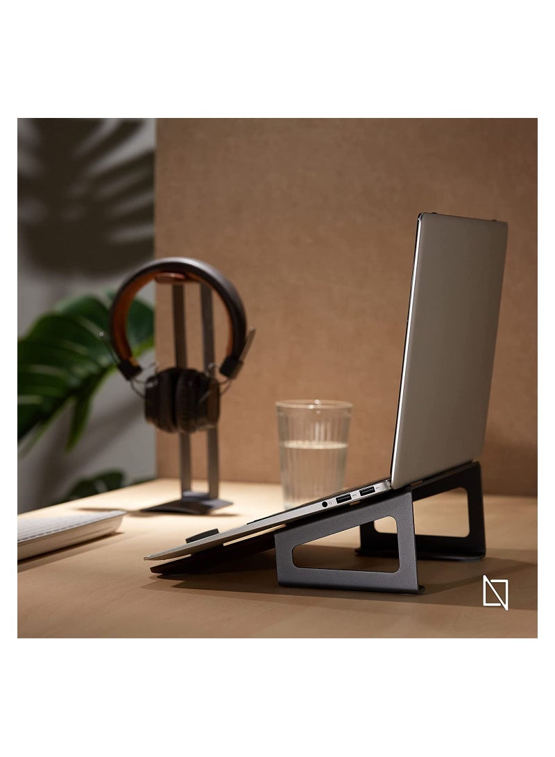 Navodesk Wooden Laptop Riser Stand Ergonomic Desk Accessory for Macbook & Notebook Universal Laptop Stand - Image 4