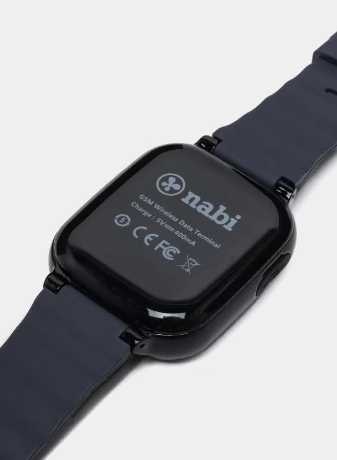 Nabi Z4 Kids Smart Watch for Boys & Girls, IP65 Waterproof Touch Screen Smartwatch with 2-Way Voice Calling, Room Mode, Easy Use Wearable Watch, Perfect Birthday Gift for Kids - Black - Image 4