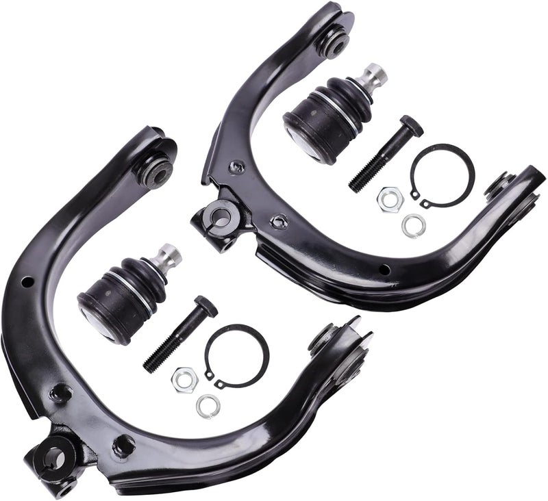 LCWRGS Front Upper Control Arms with Ball Joints for Chevy Trailblazer, GMC Envoy, Buick Rainier, Isuzu Ascender, Oldsmobile Bravada, Saab 9-7X - Image 1