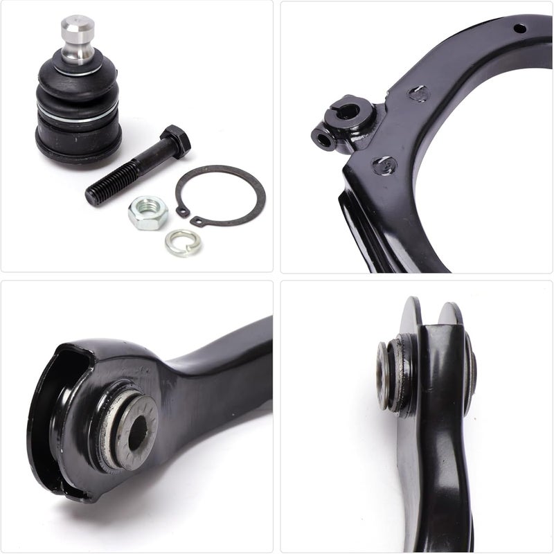 LCWRGS Front Upper Control Arms with Ball Joints for Chevy Trailblazer, GMC Envoy, Buick Rainier, Isuzu Ascender, Oldsmobile Bravada, Saab 9-7X - Image 5