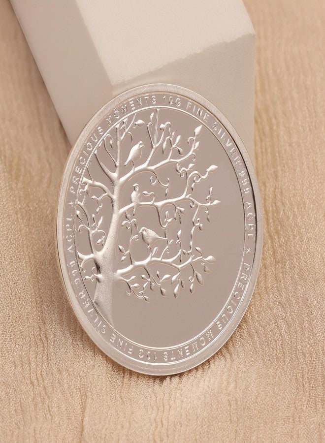ACPL عملة فضية من مجموعة ACPL Precious Moments، تحمل علامة الجودة البريطانية (BIS)، بنقشة شجرة البانيان، وزنها 20 غرام، عيار 999 نقي - Image 4