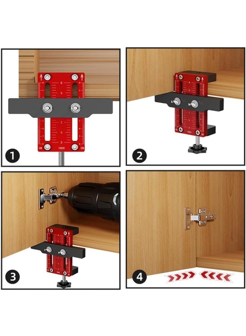 GGOOT Adjustable Cabinet Door Installation Positioner,Cabinet Door Mounting Jig,Cabinet Hardware Jig Tool for Most Cabinet - Image 4