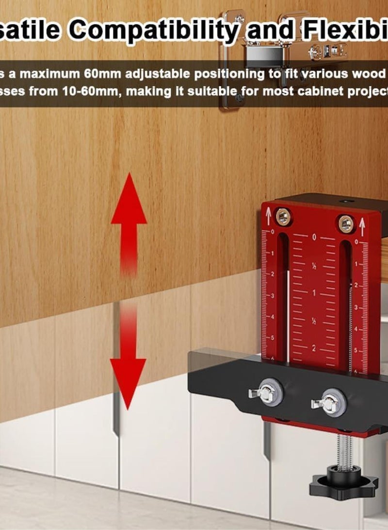 GGOOT Adjustable Cabinet Door Installation Positioner,Cabinet Door Mounting Jig,Cabinet Hardware Jig Tool for Most Cabinet - Image 3