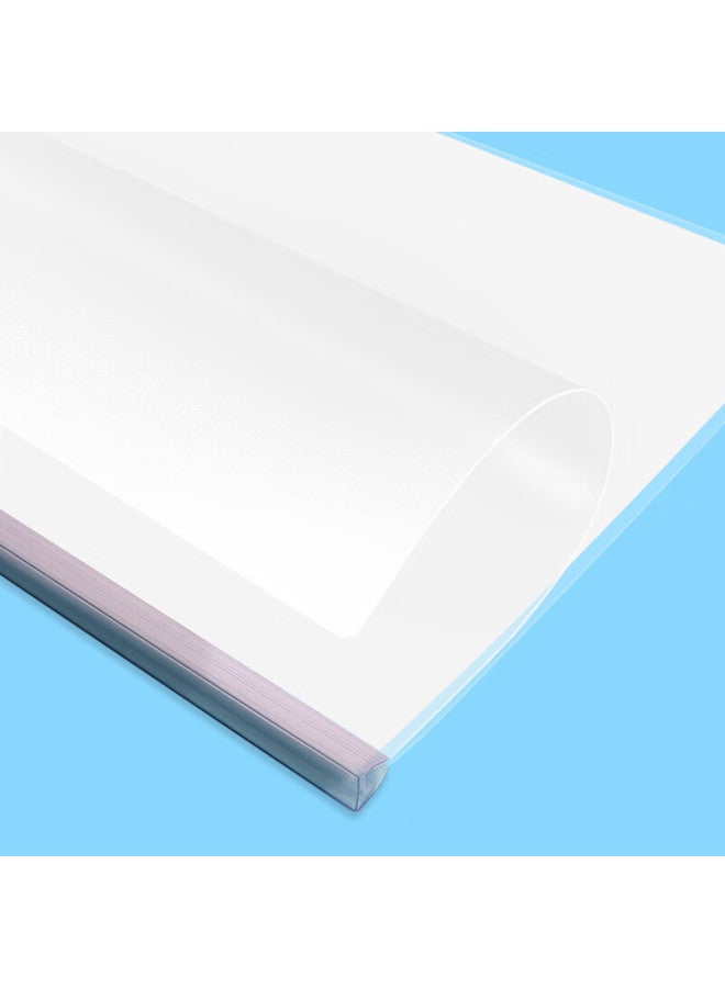 Simaa 10 A4/10Mm Colorful Transparent Slide Bar Folders, Office Report Folders, Pull Rod Folders, Document Folders, Stationery, 6076 - Image 5