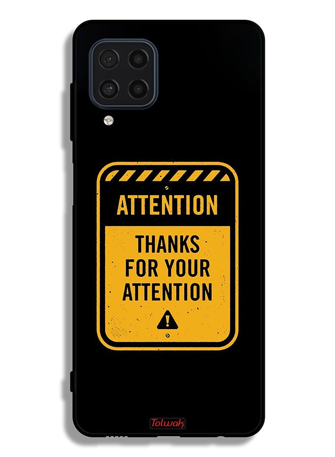 Tolwak Samsung Galaxy M32 4G Protective Case Cover Thanks For Attention - Image 2