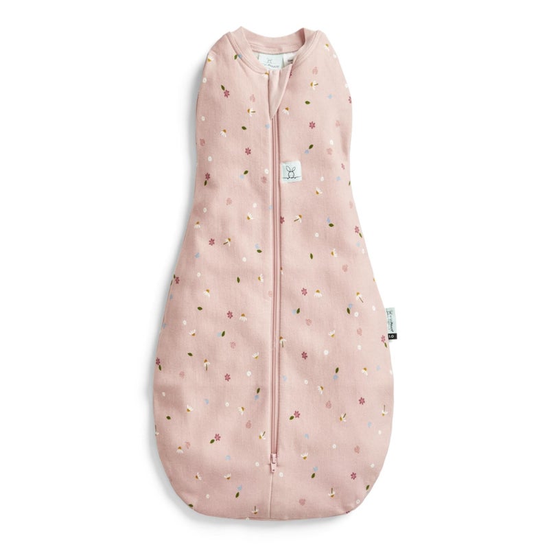 ergoPouch 1.0 tog Baby Sleep Sack 3-6 Months - Baby Sleeping Sack for Warm & Cozy Nights - Cocoon Swaddle Sack Baby Keeps Calm & Relaxed - Baby Sleeping Bag Regulate Body Temperature (Daisies) - Image 1
