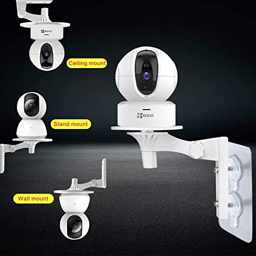 Raise PVC CCTV Camera Wall & Ceiling Mounting Bracket, Strong Adhesive Direct Sticking Drill Free, for Indoor & Outdoor Use (Pack of 1) - Image 4