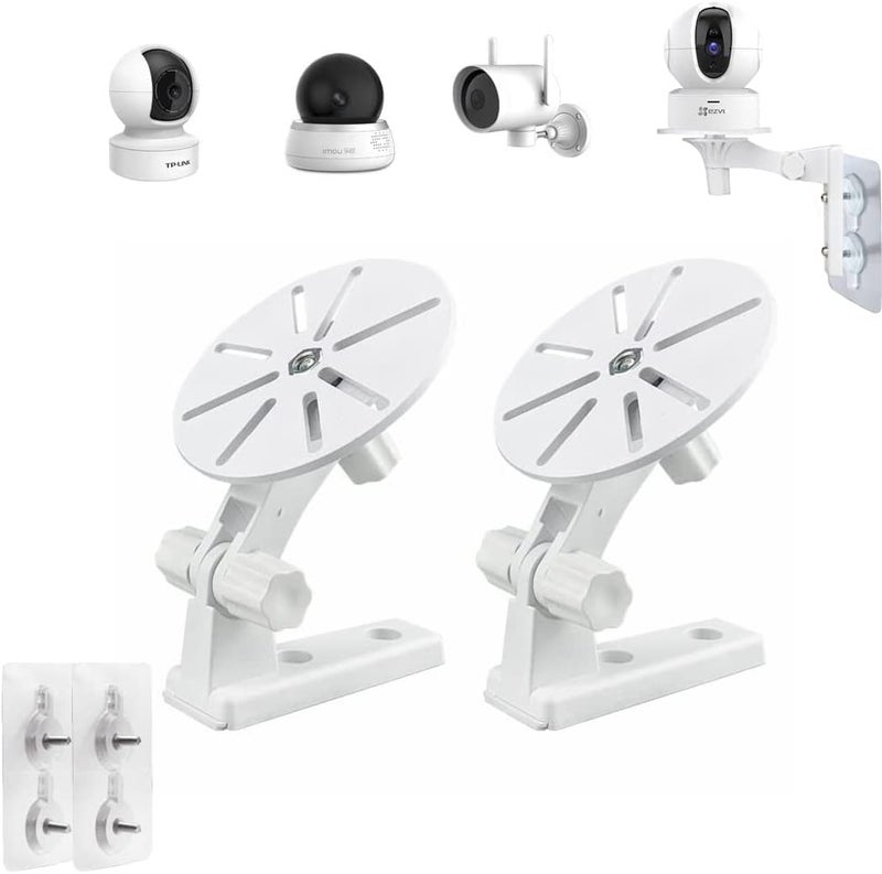Raise PVC CCTV Camera Wall & Ceiling Mounting Bracket, Strong Adhesive Direct Sticking Drill Free, for Indoor & Outdoor Use (Pack of 1) - Image 5