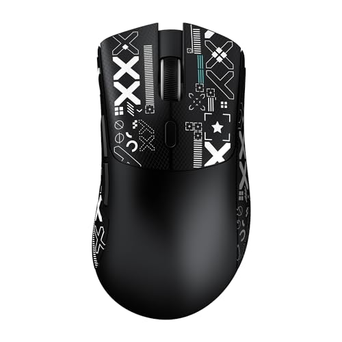 MAMBASNAKE Attack Shark R1 Wireless Gaming MousePAW3311 Optical Sensor 18K DPI59g Ultralight 24GhzBTWired Computer Mice for WinMacBlackTape - Image 1